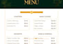 create a modern restaurant menu design
